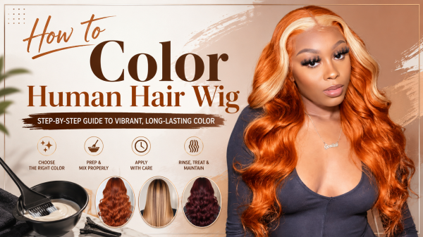 How to Color Human Hair Wig