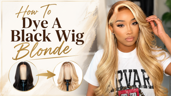 How To Dye A Black Wig Blonde