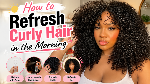 How to Refresh Curly Hair in the Morning