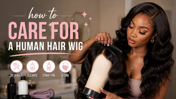 how to care for a human hair wig