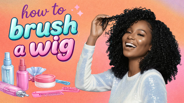 how to brush a wig