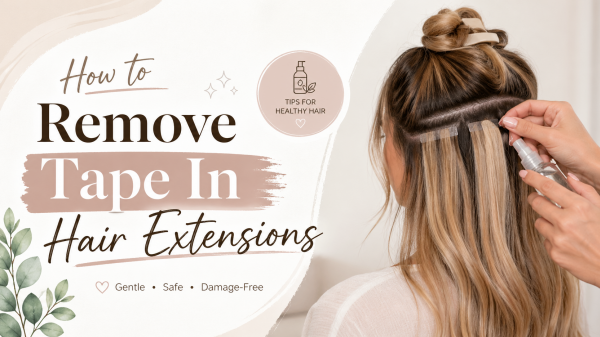 How to Remove Tape In Hair Extensions