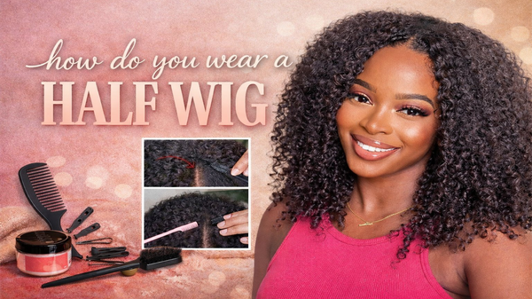 how do you wear a half wig
