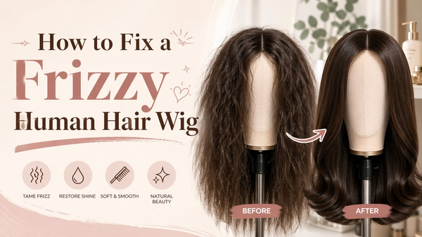 How to Fix a Frizzy Human Hair Wig