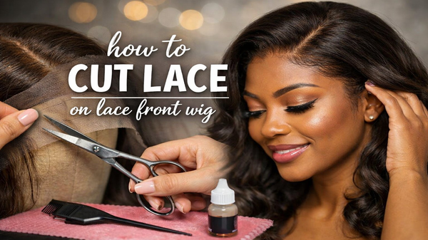 how to cut lace on lace front wig