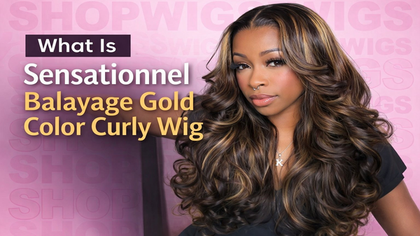What Is Sensationnel Balayage Gold Color Curly Wig