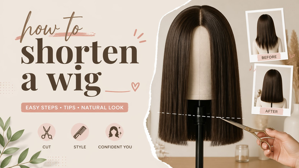 how to shorten a wig