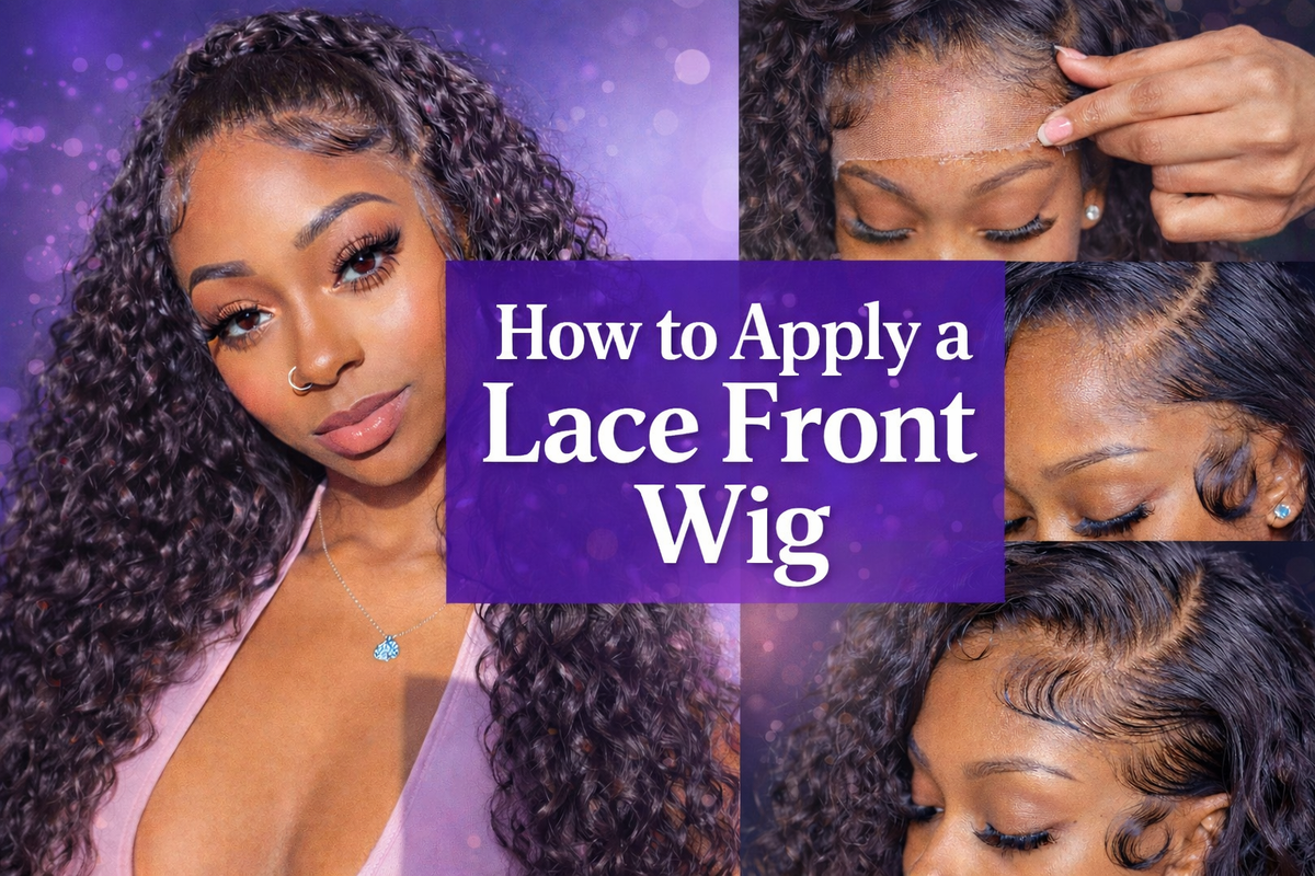 How to Apply a Lace Front Wig | Step-by-Step Installation Guide ...