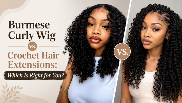 Burmese Curly Wig vs. Crochet Hair Extensions: Which Is Right for You?