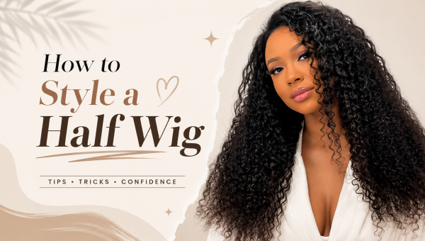 How to Style a Half Wig