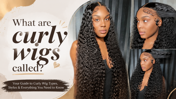 What are curly wigs called?