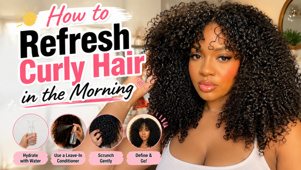 How to Refresh Curly Hair in the Morning