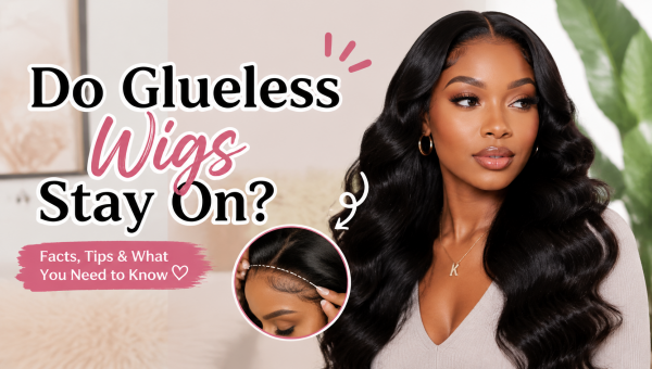 Do Glueless Wigs Stay On?