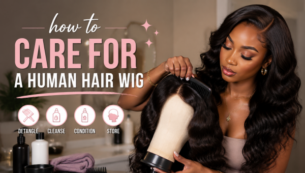 how to care for a human hair wig