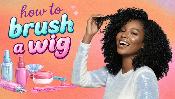 how to brush a wig