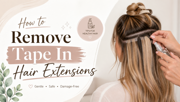 How to Remove Tape In Hair Extensions