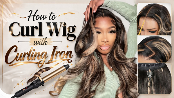 How to Curl Wig with Curling Iron