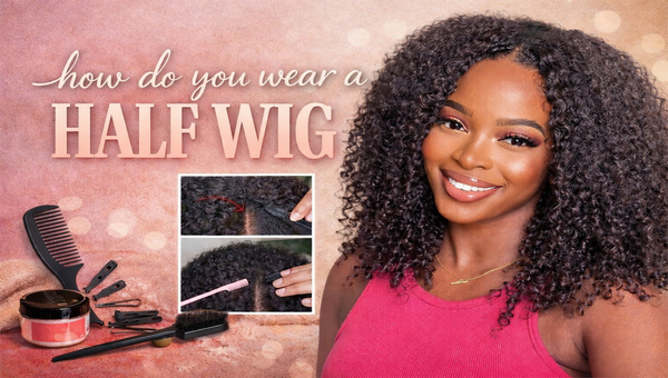 how do you wear a half wig
