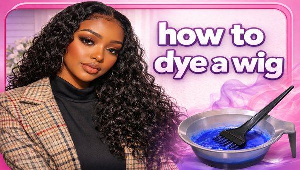 how to dye a wig