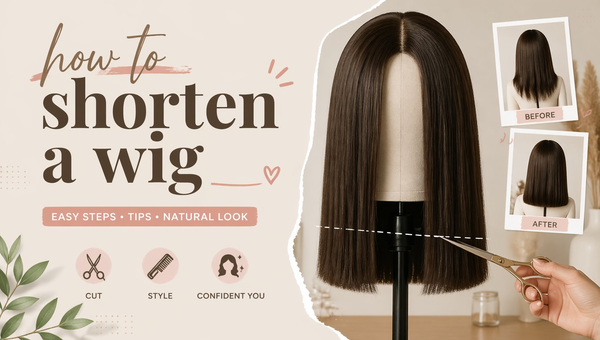 how to shorten a wig