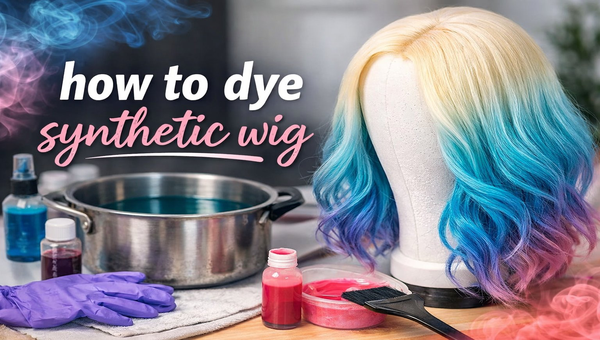 How to Dye Synthetic Wig
