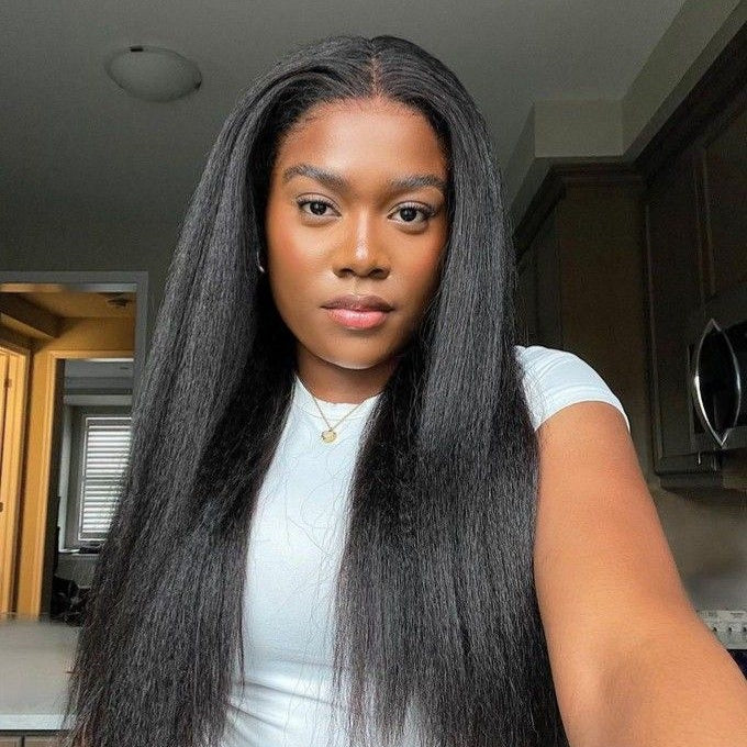 Kinky Straight 5x5 HD Lace Glueless Closure Wig – Up to 42% Off
